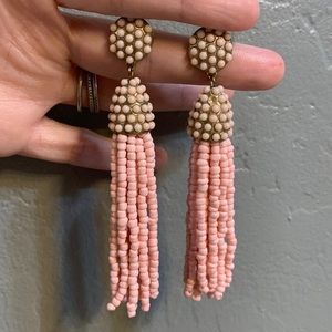 BaubleBar Pink Beaded Earrings